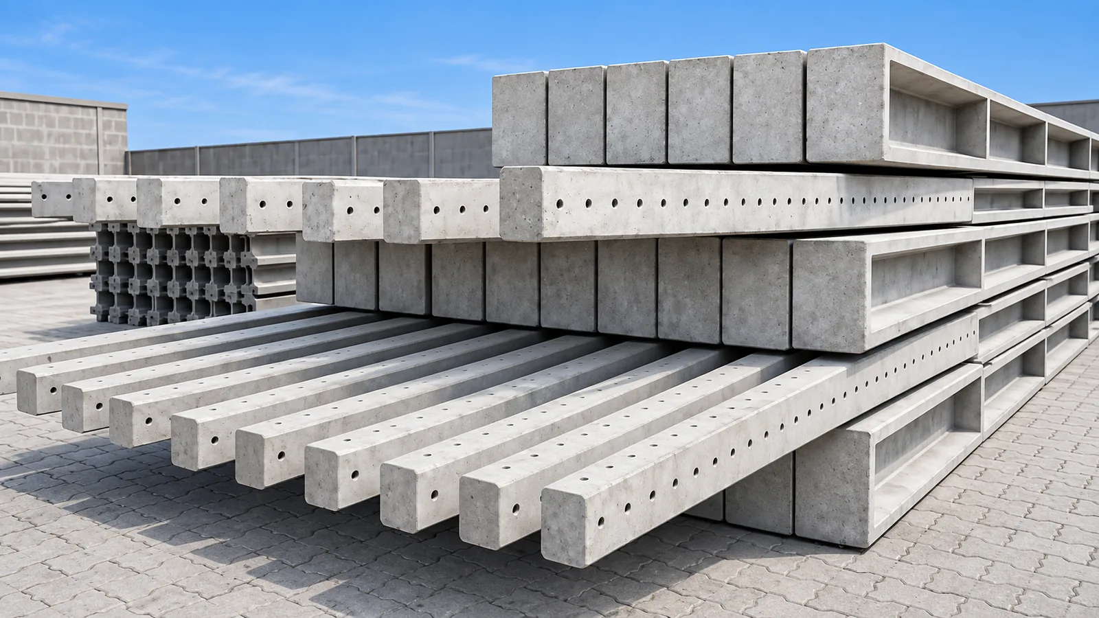 Postes de concreto Duplo T em estoque